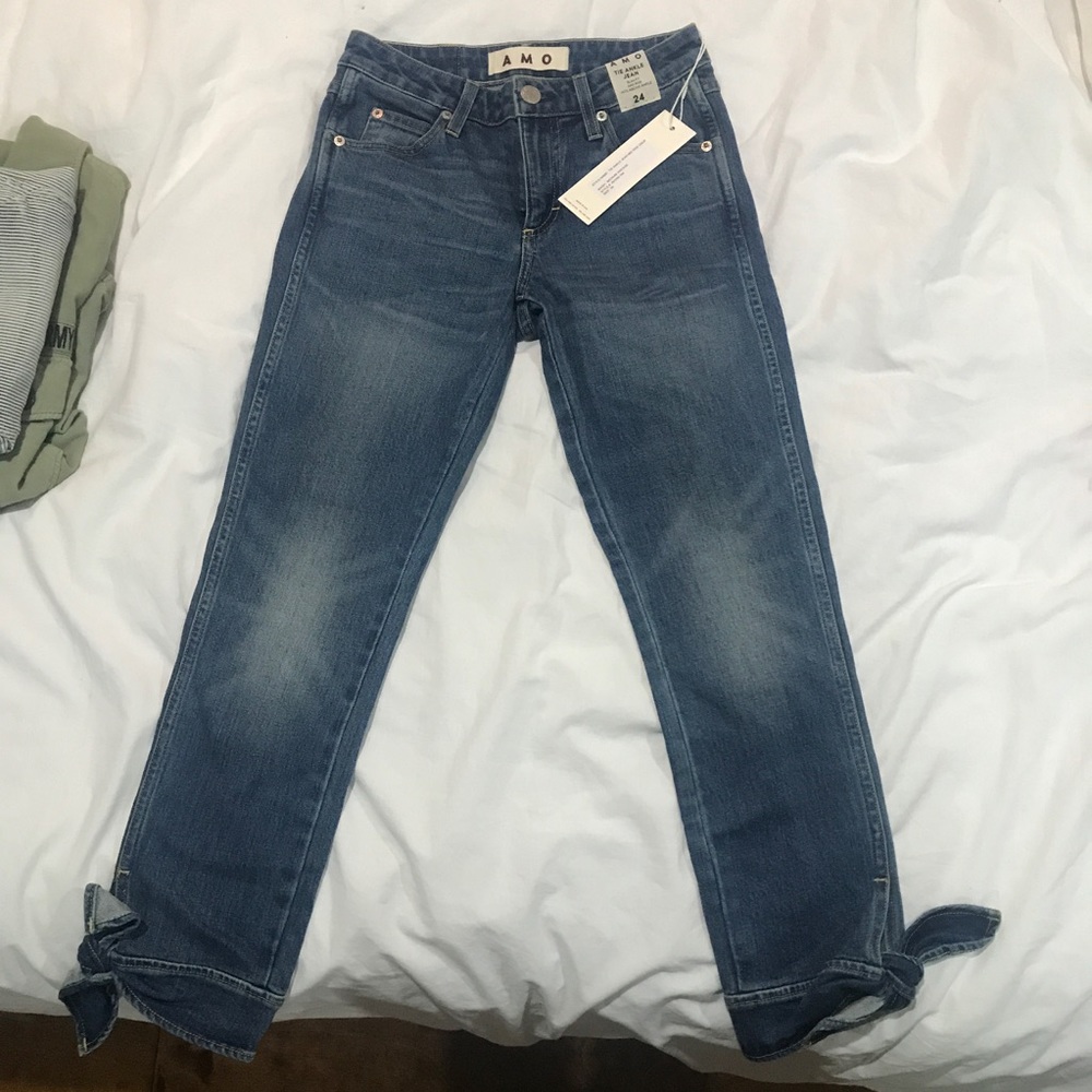 AMO blue denim jeans